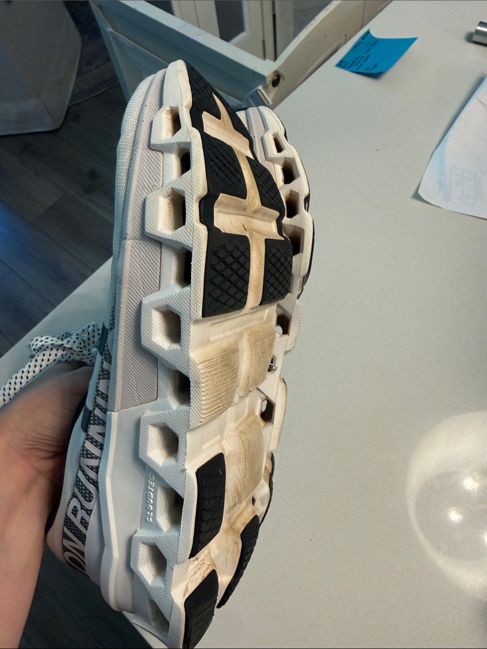 On Running Women’s CloudTec Athletic Shoes — White/Black - Picture 4 of 8
